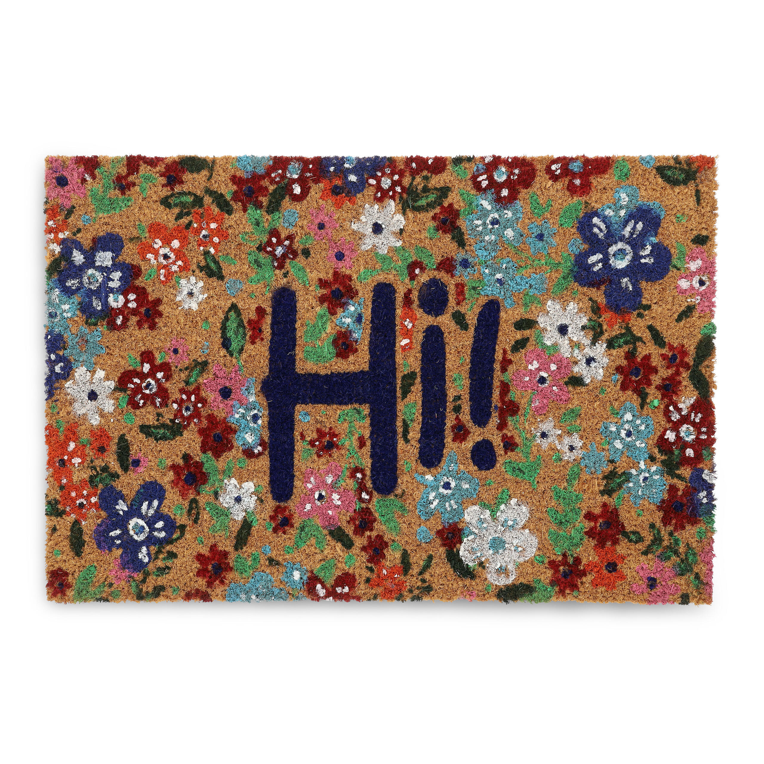 FUSSMATTE - Multicolor, Kunststoff/Textil (60/40cm) - Relaxdays