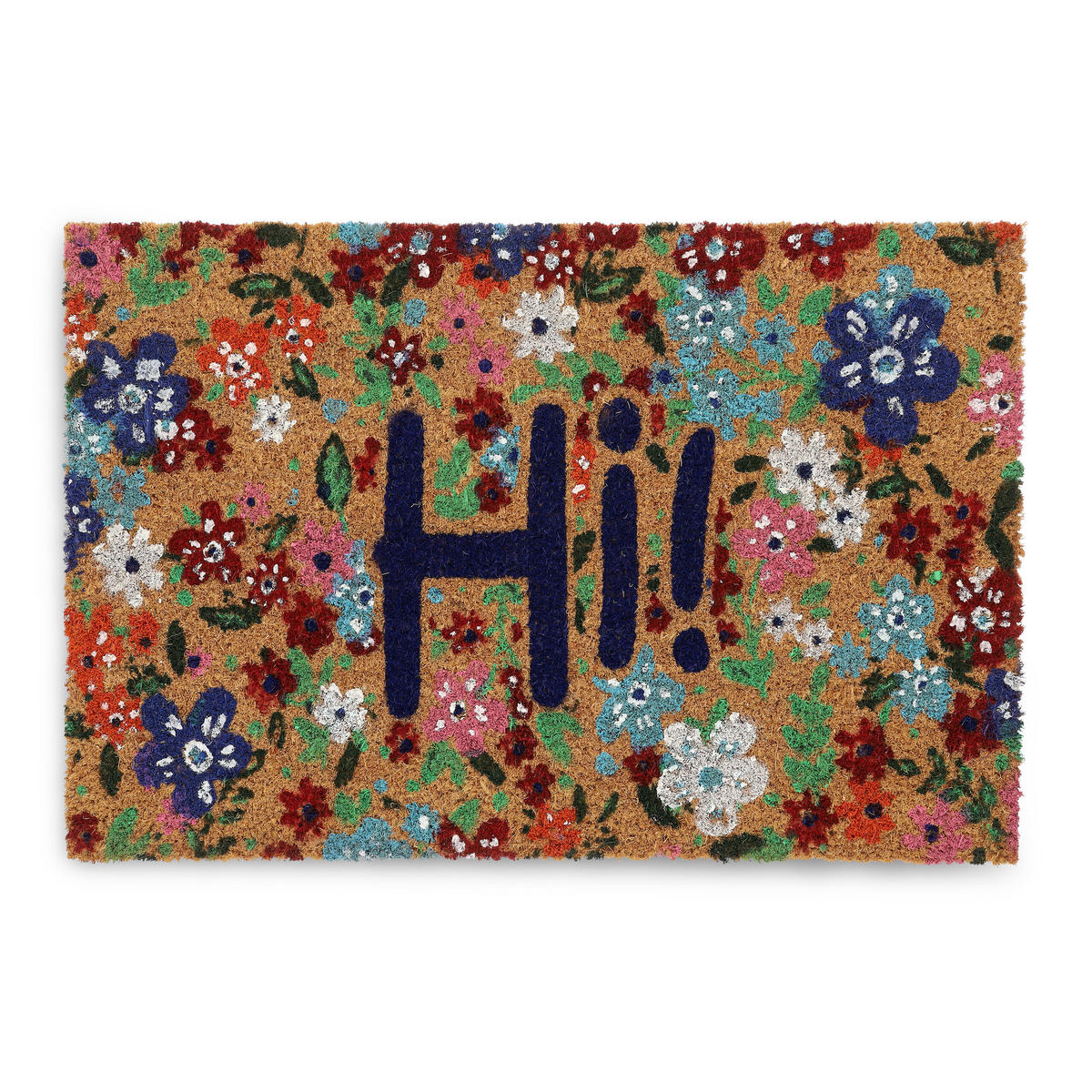 FUSSMATTE - Multicolor, Kunststoff/Textil (60/40cm) - Relaxdays