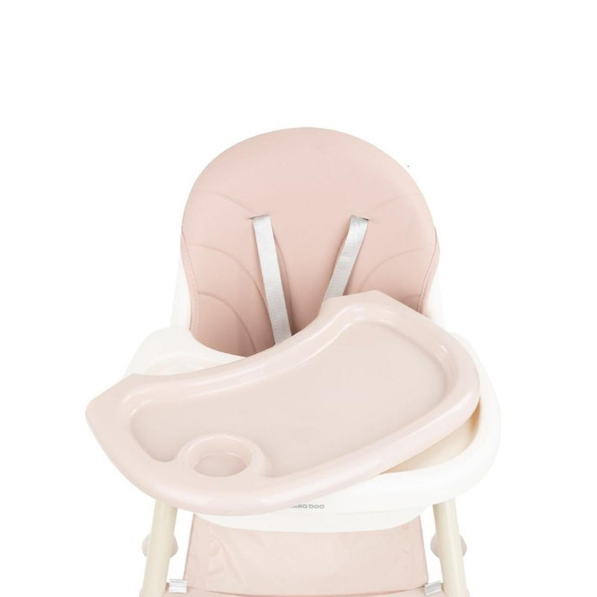 HOCHSTUHL 2 in 1 Brie rosa Kinderstuhl, Gurt, Tisch verstellbar, Korb - Rosa, Kunststoff (75/94/60cm) - Kikka boo