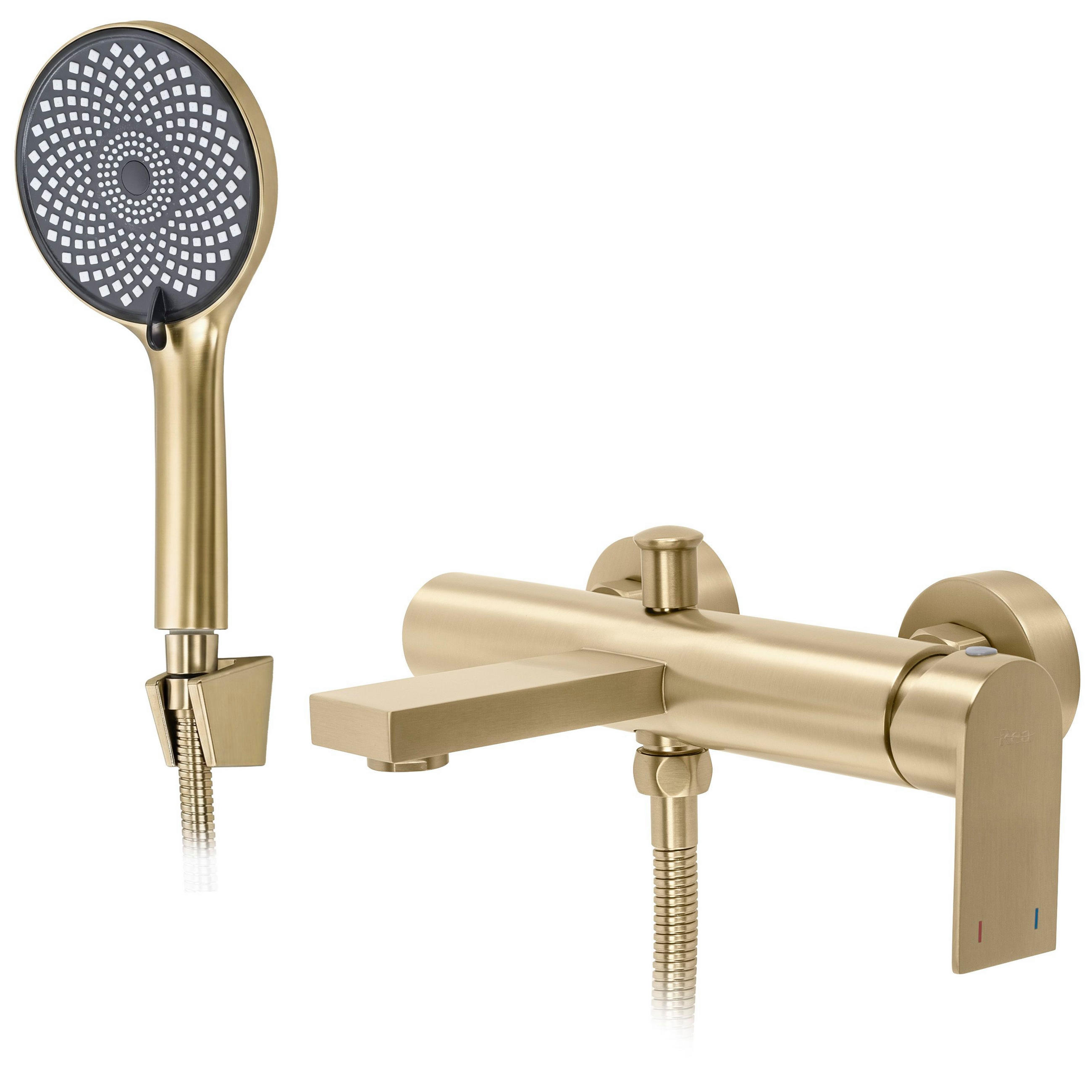 WANNENARMATUR Rea Hunter Brush Gold - Goldfarben, Metall (15/6/22.5cm) - REA