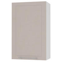 KÜCHENHÄNGESCHRANK Kvantum W4/60/1 Weiß / Kaschmir Matt 60 / 32,5 / 96cm - Kaschmir/Weiß, Holz/Holzwerkstoff (60/96/32.5cm) - Feldmann-Wohnen
