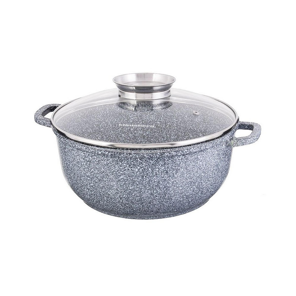 TOPF Grau 20/20/9.5 cm KB7520 - Grau, Metall (20cm) - Klausberg 