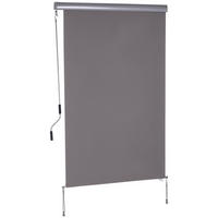 VERTIKALMARKISE 120x200 cm grau - Grau, Metall (200/120cm) - Fortuna Lai