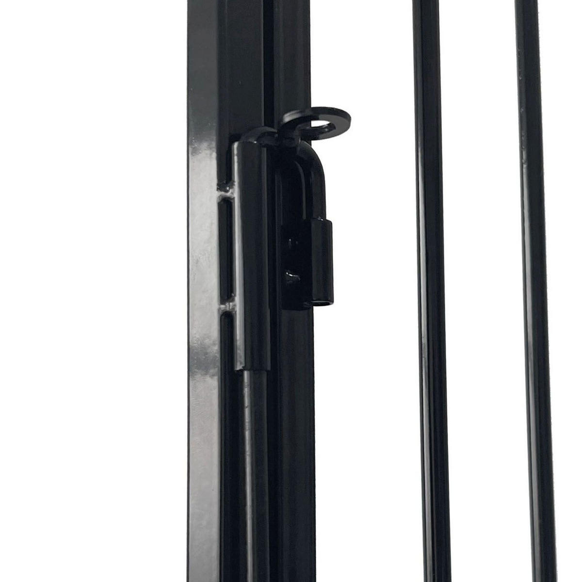 KAMINSCHUTZGITTER 300 cm - Schwarz, Metall (60/76/303cm) - Juskys