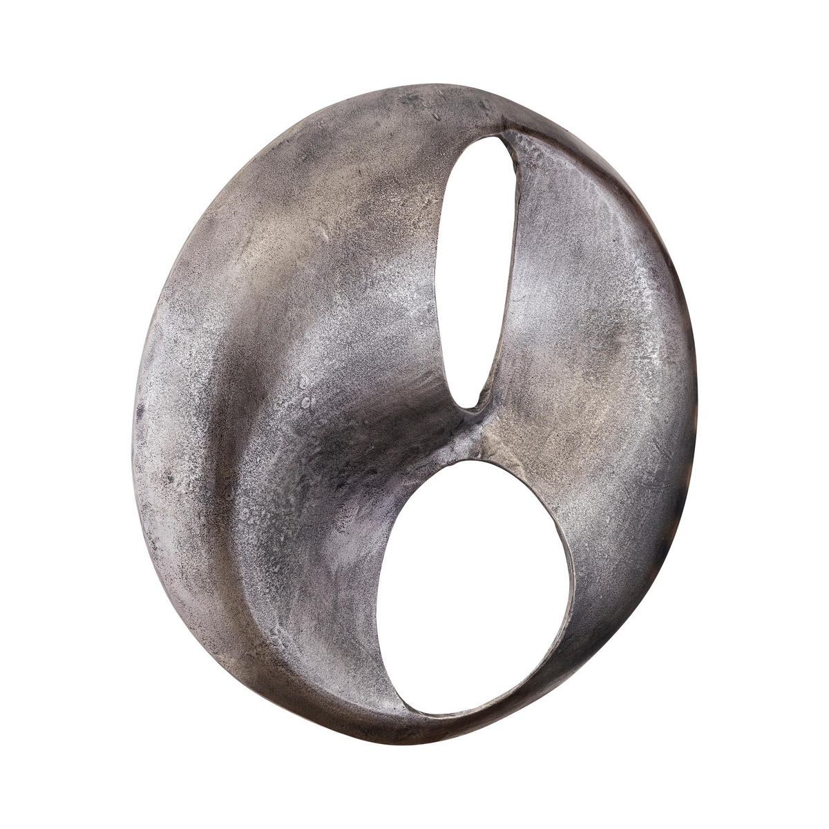 WANDPANEEL Deuie Silber 70/10/70cm - Silberfarben, Metall (10/70/70cm) - PTMD Collection