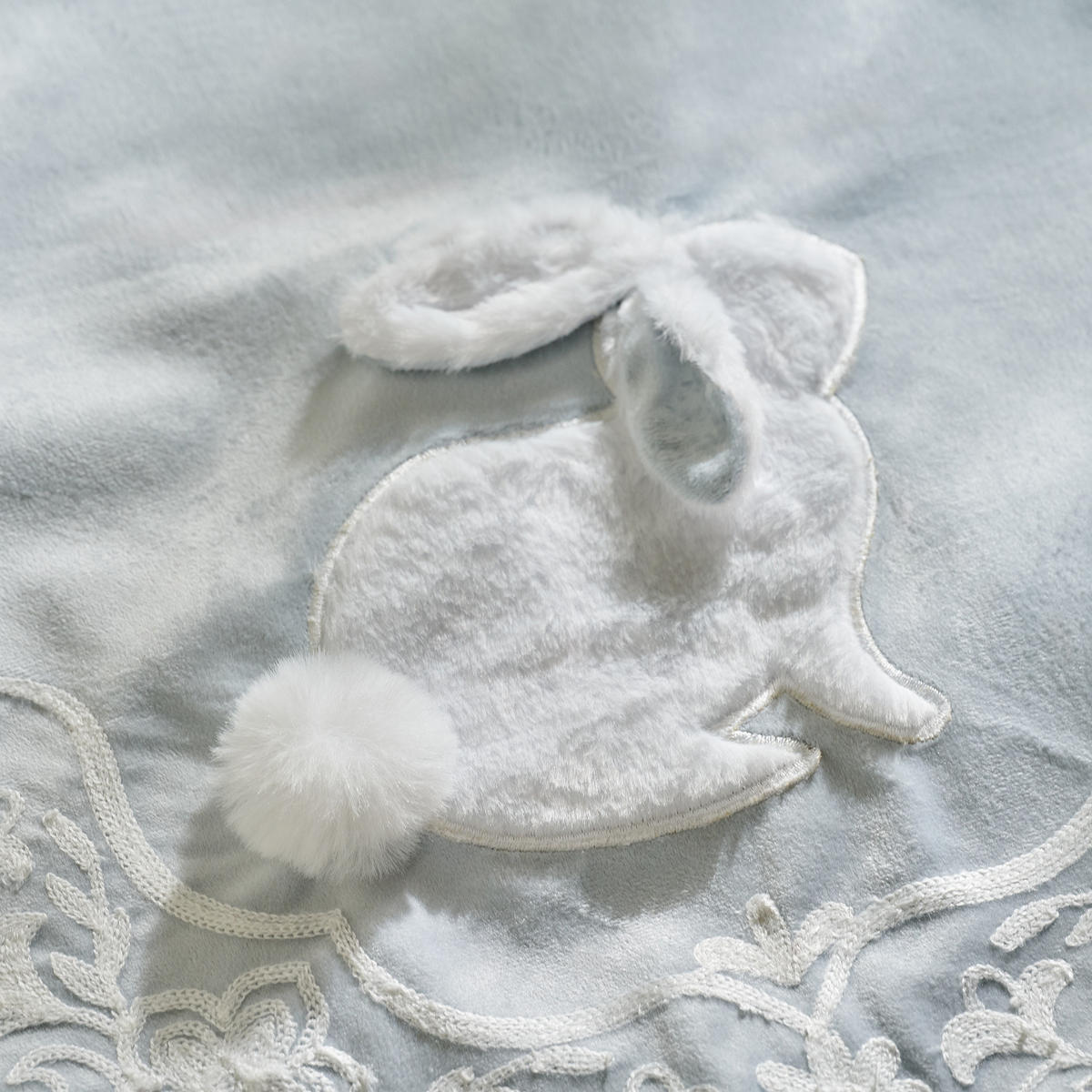 TISCHLÄUFER Blando - Hellblau, Textil (180/45/1cm) - home&you