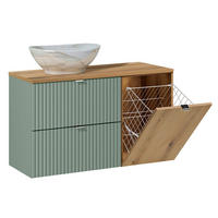 WASCHTISCH 100.4cm Jade Grün - Grün, Holzwerkstoff (100.4/59.5/40cm) - Petits-meubles