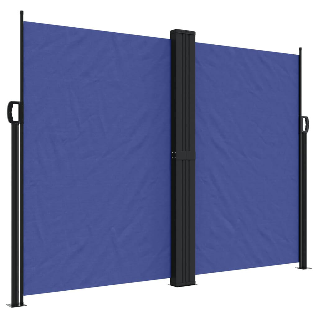SEITENMARKISE Ausziehbar Blau 180x1200 cm - Blau, Textil (1200/180/1200cm) - furnicato
