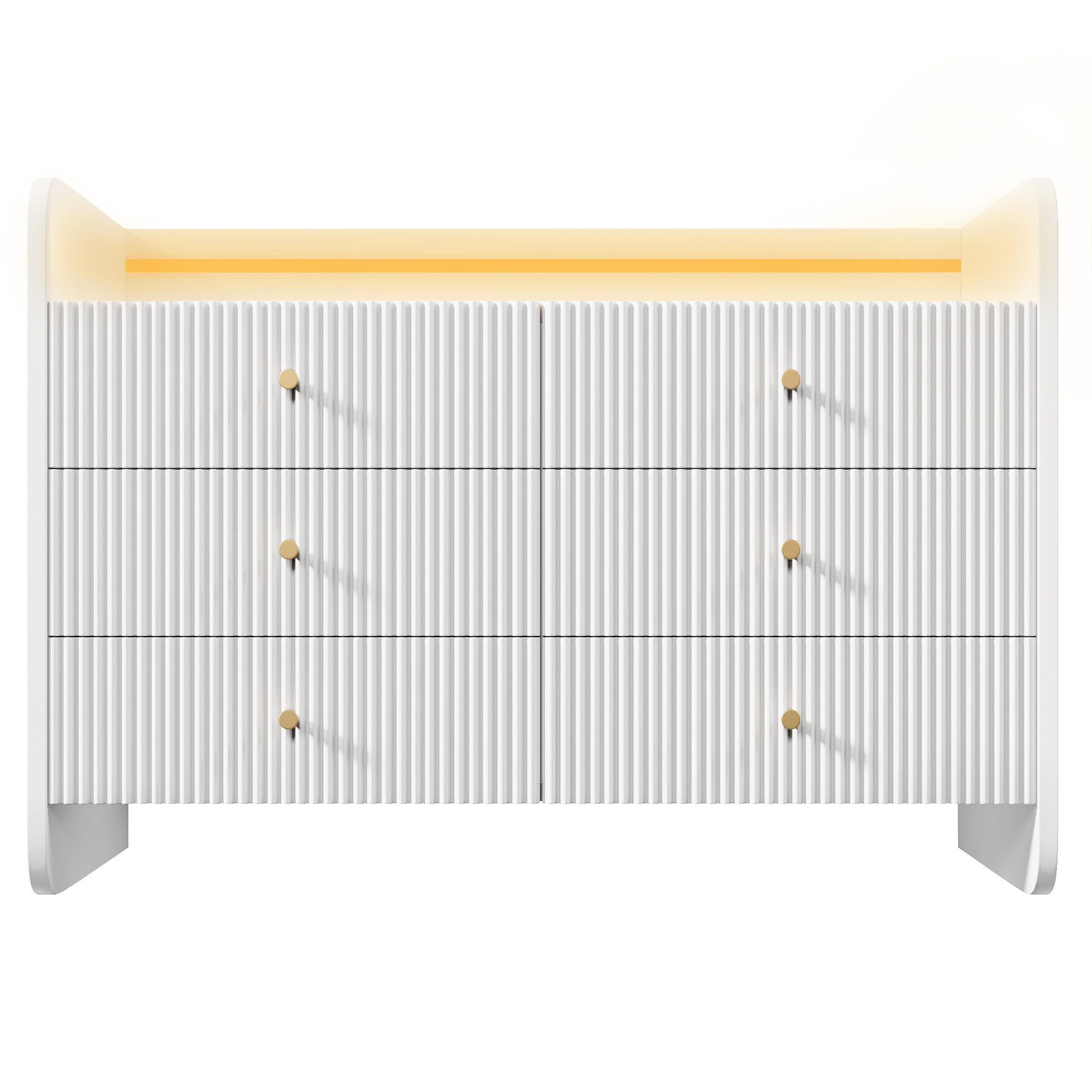 ANRICHTE Weiß 120/40/75 cm - Weiß, Holz (120/75/40cm) - PANGIVO