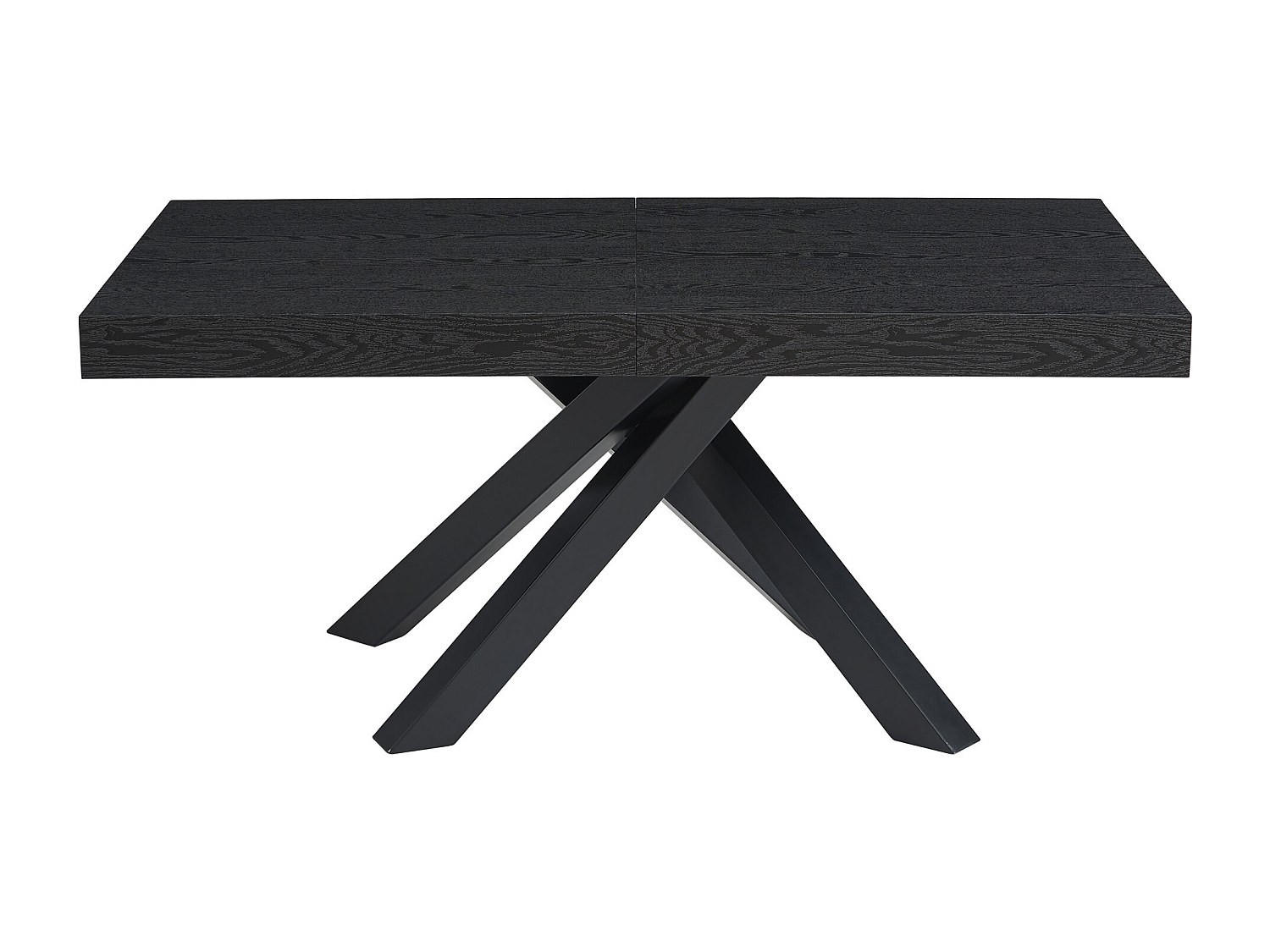 ESSTISCH - 6 Personen, 8 Personen, 10 Personen - Holz, Platte - Schwarz - CATONAV - Schwarz, Holz (90/200/75cm) - Vente-Unique