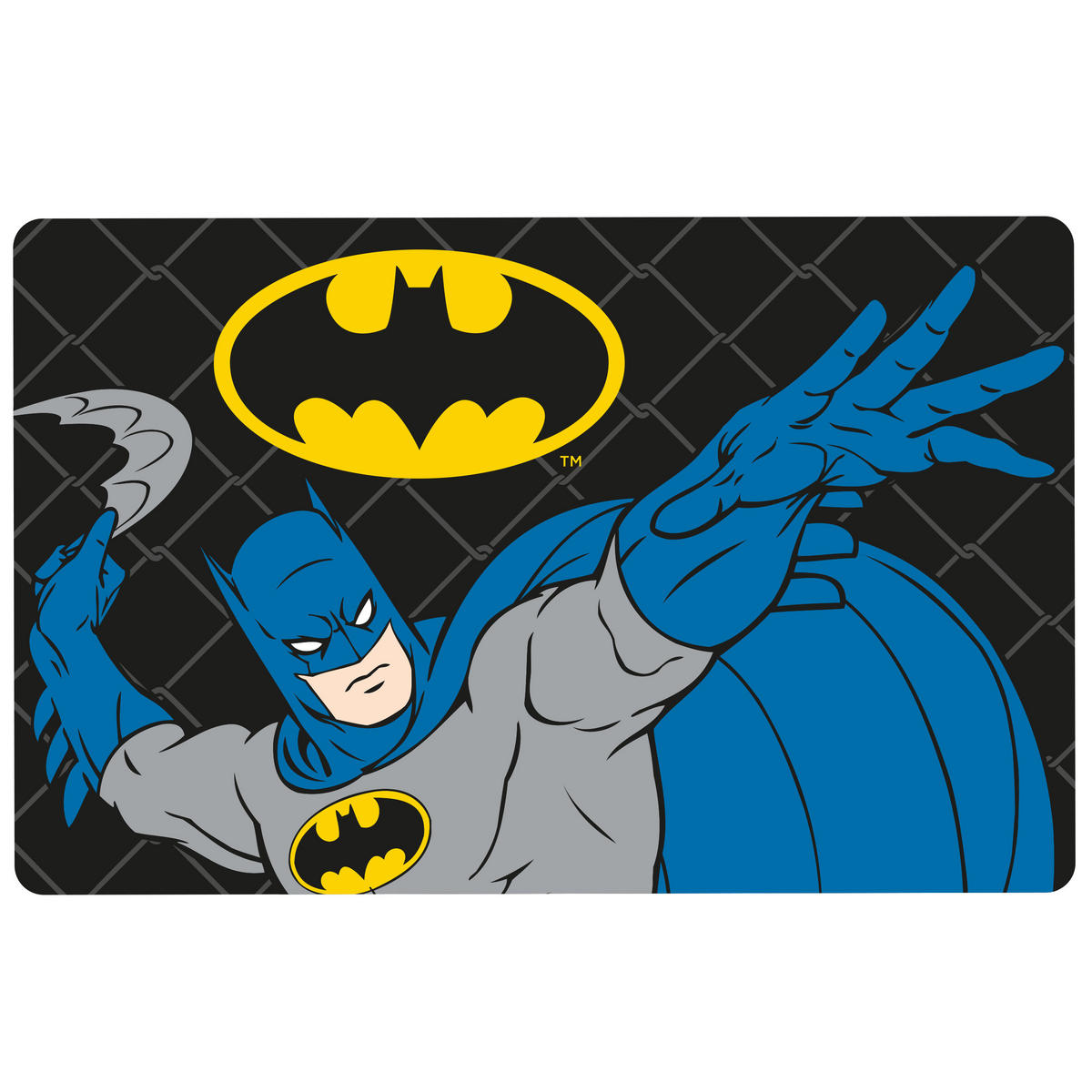 BROTDOSE DC Comics Batman Logo Schwarz 17,5 x 12,8 x 6,9 cm - Schwarz, Kunststoff (17.5/6.9/12.8cm) - DC Comics