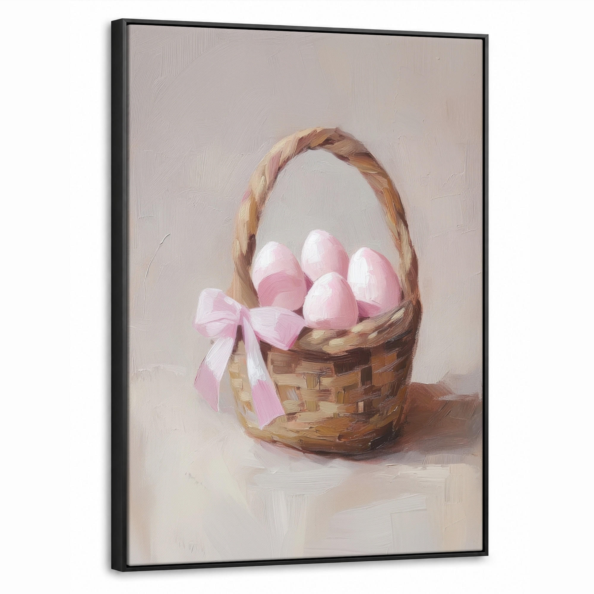 MuchoWow Leinwand Beige 60x80 cm