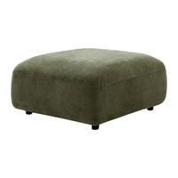 SITZHOCKER - 1 Person-Sitzer - Stoff - Grün - TINDRALO - Grün, Textil (86/43/86cm) - Vente-Unique