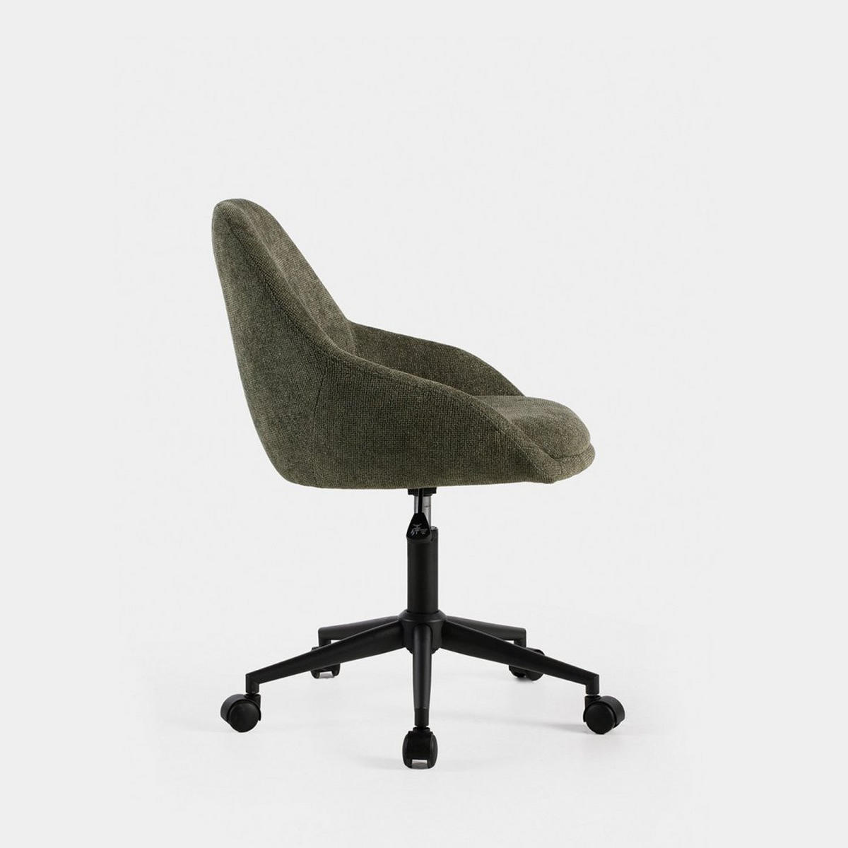 SCHREIBTISCHSTUHL Ania Grün 57 cm x 78-87 cm - Grün, Metall (57/78/61cm)