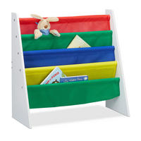 BÜCHERREGAL Kinder - Multicolor, Holzwerkstoff/Kunststoff (61.5/60/28.5cm) - Relaxdays