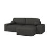 ECKSOFA - Universale Ecksofa Lisbon - Schwarz (Anthology 19) - Schwarz, Holzwerkstoff (270/180cm) - Möblo