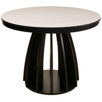 ESSTISCH Diciffy ausziehbar Greige/Schwarz, 100 x 140 x 100 cm - Taupe/Schwarz, Holzwerkstoff (100/100/74.5cm) - Selsey