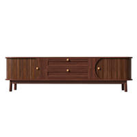 TV STOLIK in orech-Optik, Fernsehschrank s Schiebetüren - dub sonoma, kompozitné drevo (170/46/39cm) - Urban Meuble