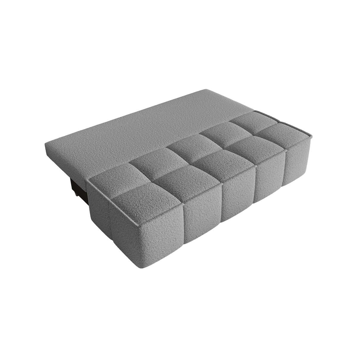 SOFA Miia mit Schlaffunktion, Hellgrau - Hellgrau, Textil (196/90/85cm) - Fedve