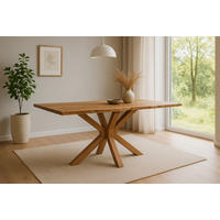 ESSTISCH PRAG - Beige/Naturfarben, Holz (100/200/77cm) - SAM