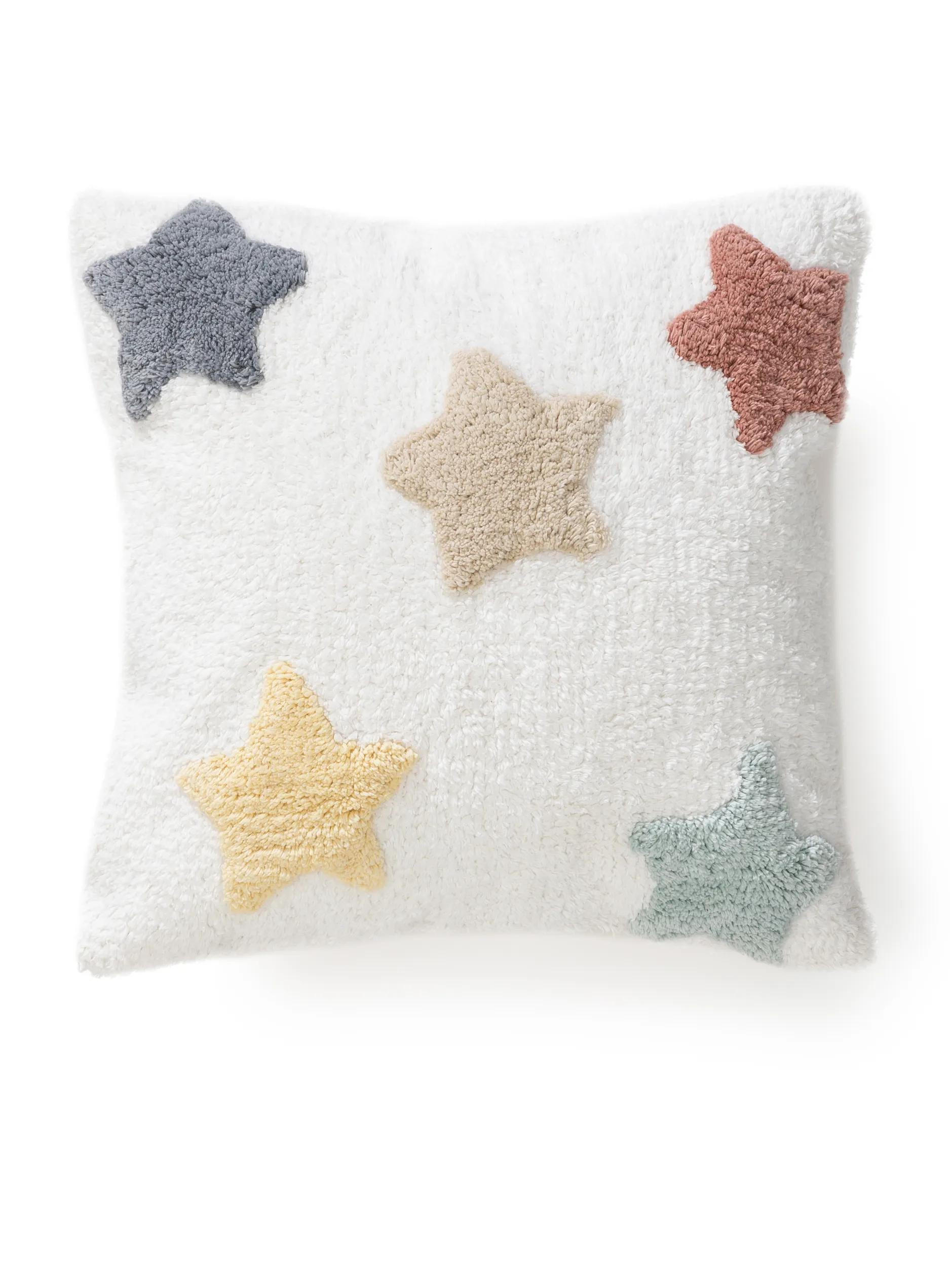 KISSENBEZUG Stars Multicolor 45x45 cm - Multicolor, Textil (45/45cm) - Lytte