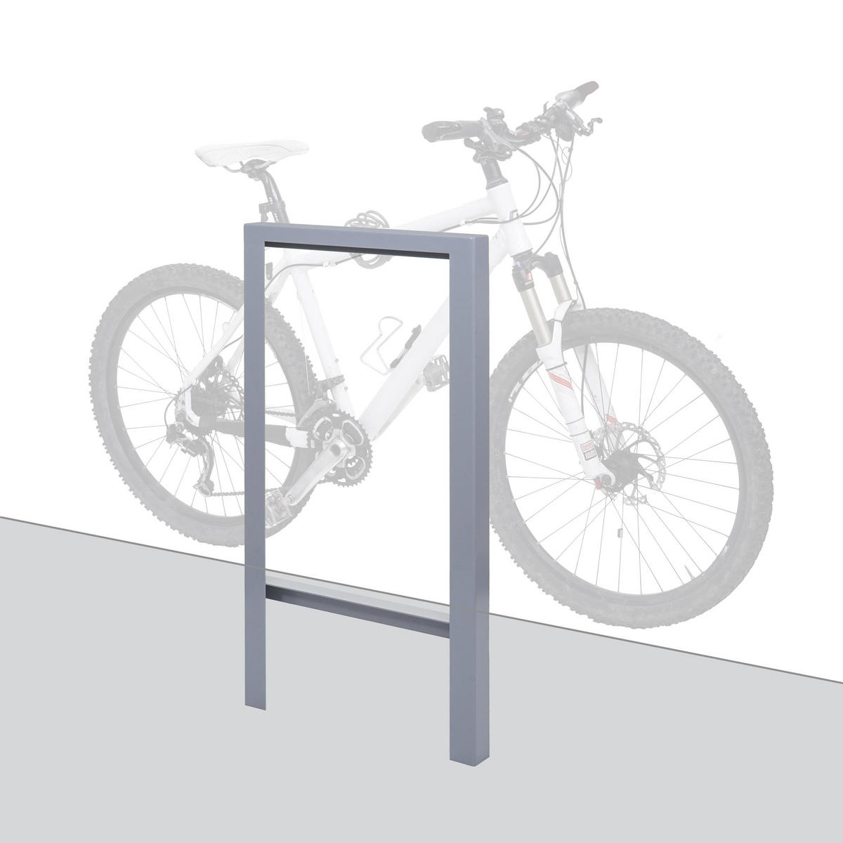 FAHRRADSTÄNDER 115x60x6cm Grau - Grau, Metall (60/115/6cm) - PROREGAL