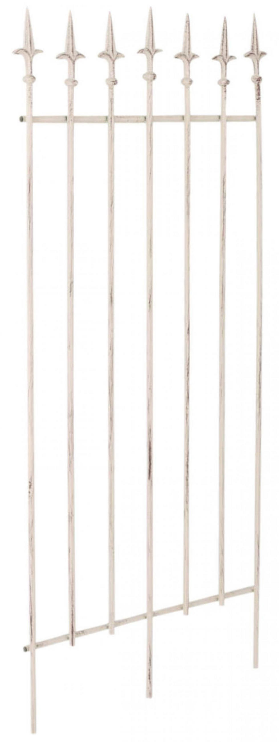 RANKGITTER 2er Set Metall antik-creme - Creme, Metall (50/100/0.7cm) - CLP