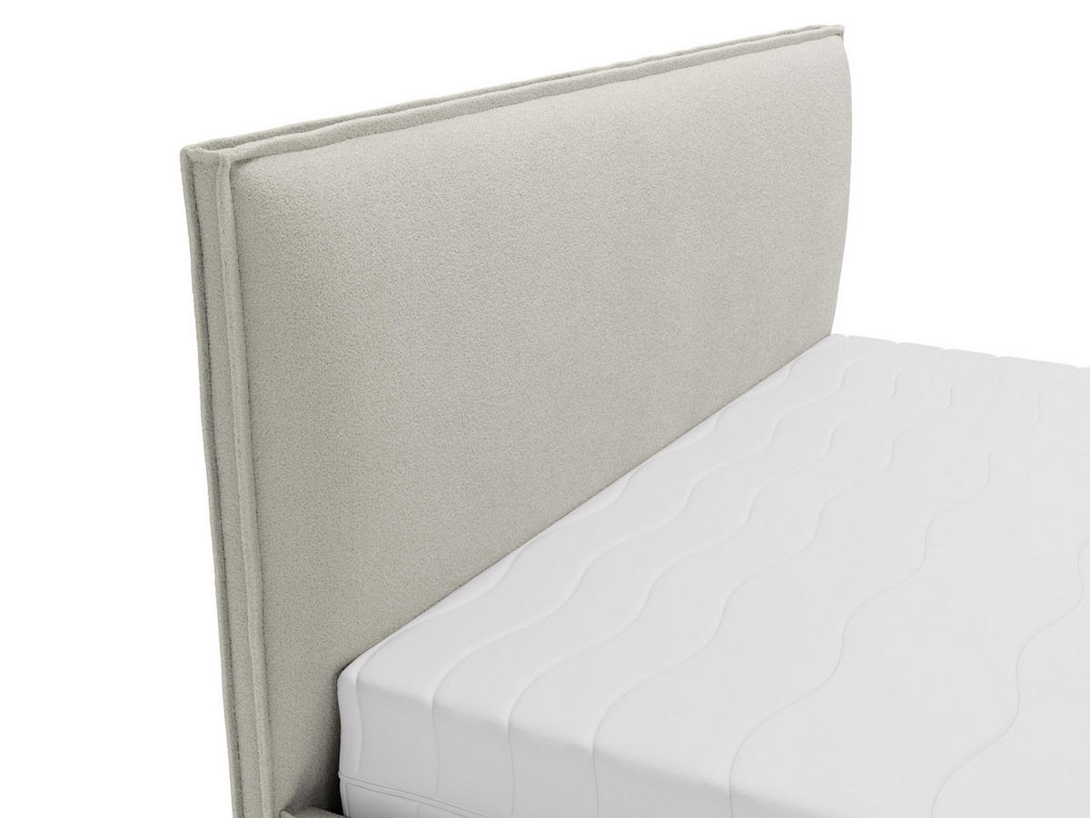 POLSTERBETT Bianco - Dunkelgrau/Schwarz, Holzwerkstoff/Kunststoff (140/200cm) - MIRJAN24