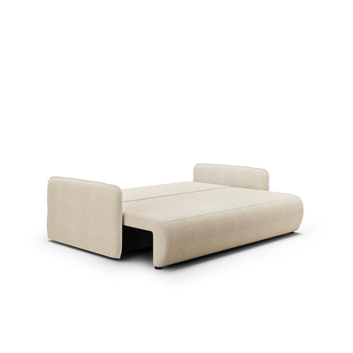 POHOVKA Claudio 3MÍSTNÁ Béžová - béžová, dřevo (216/86/105cm) - Petits-meubles