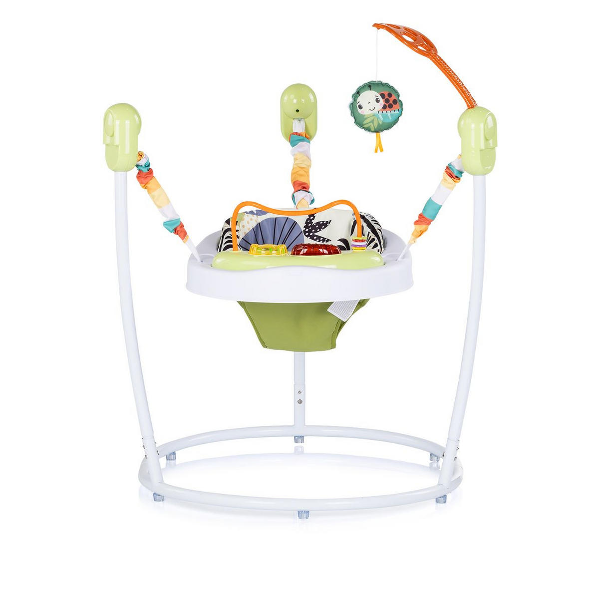 HOPSER Jumpy Joy grün Spielcenter, Tiere Hängespielzeug Motorikspielzeug, Musikpanel - Grün, Kunststoff (66/71/71cm) - Chipolino