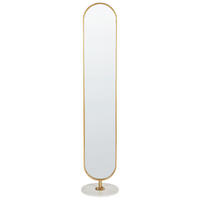 GARDEROBENSTÄNDER MOODY 170 cm Moody - Goldfarben/Weiß, Metall (34/170/34cm) - Beliani