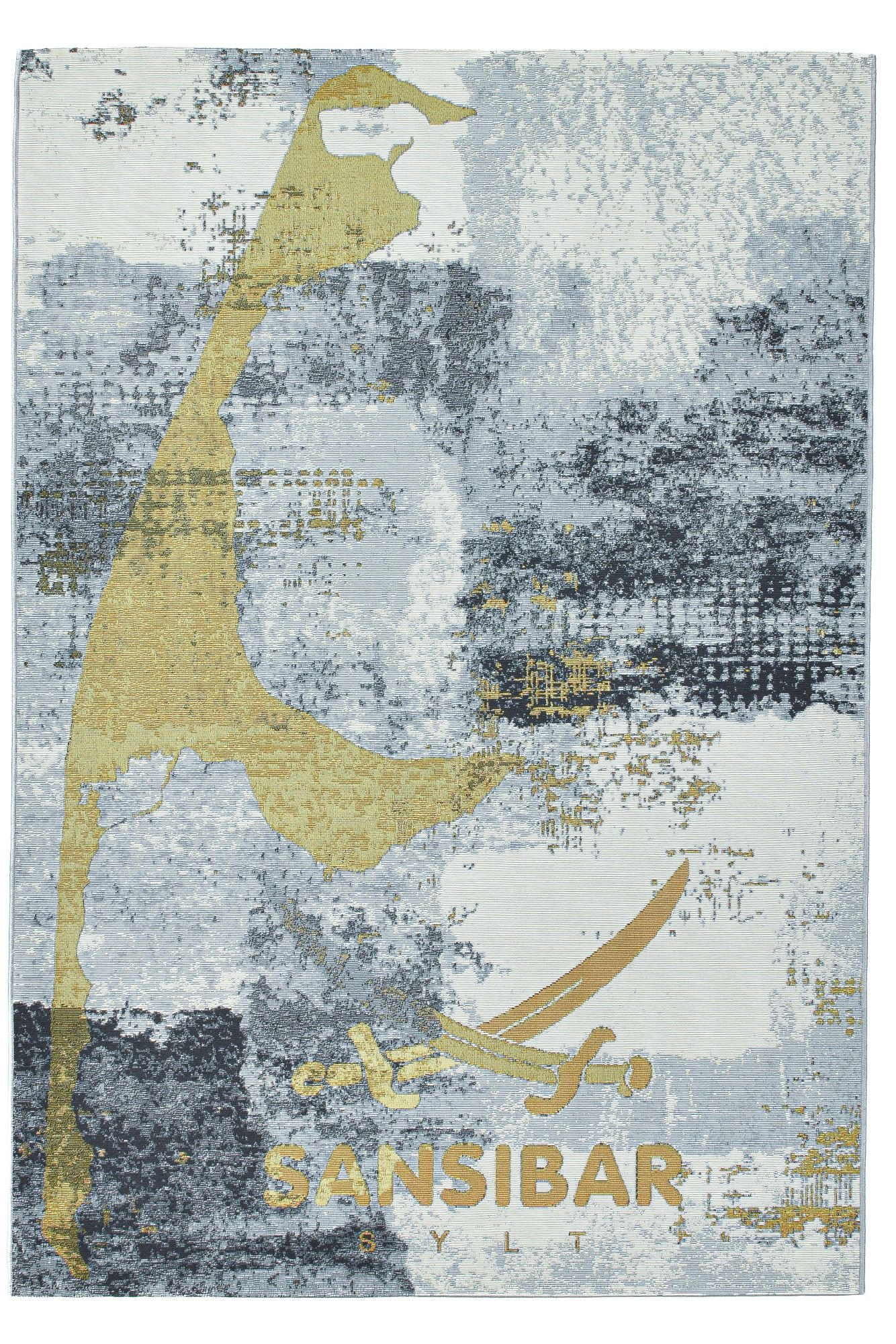 OUTDOORTEPPICH Rantum Beach 300x400 cm - Grau, Textil (300/400cm) - Sansibar SYLT