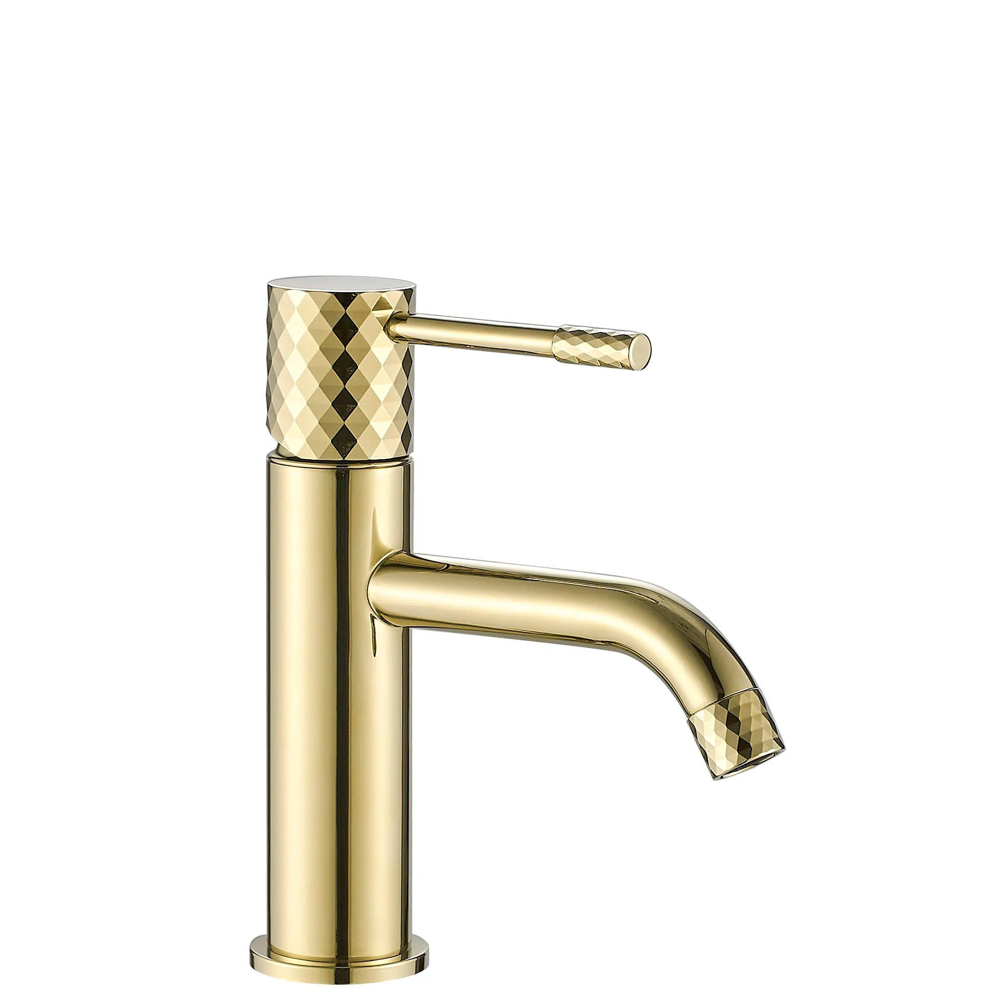 REA Waschbeckenarmatur Gold 4x18.5x12 cm