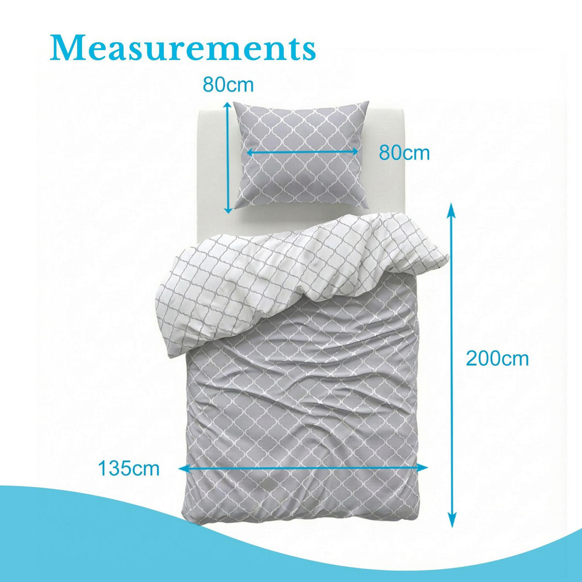 BETTWÄSCHE (Weiß) - Weiß, Kunststoff (135/200cm) - Intirilife