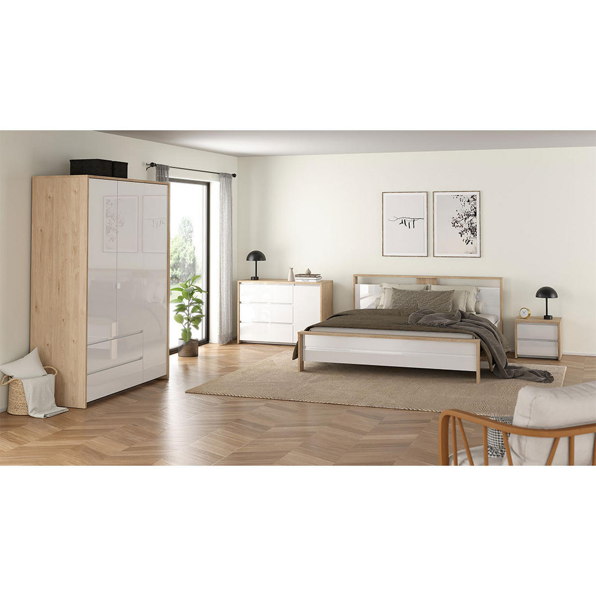 KOMMODE, Next, Weiß, Holzwerkstoff, 119 x 48 x 84 cm - Weiß, Holzwerkstoff (119/84/48cm) - ebuy24