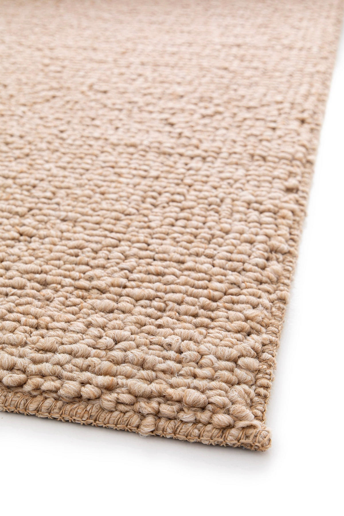 TEPPICH in Uni-Optik mit Schlingenflor beige - Beige, Textil (80/150cm) - AFK Living