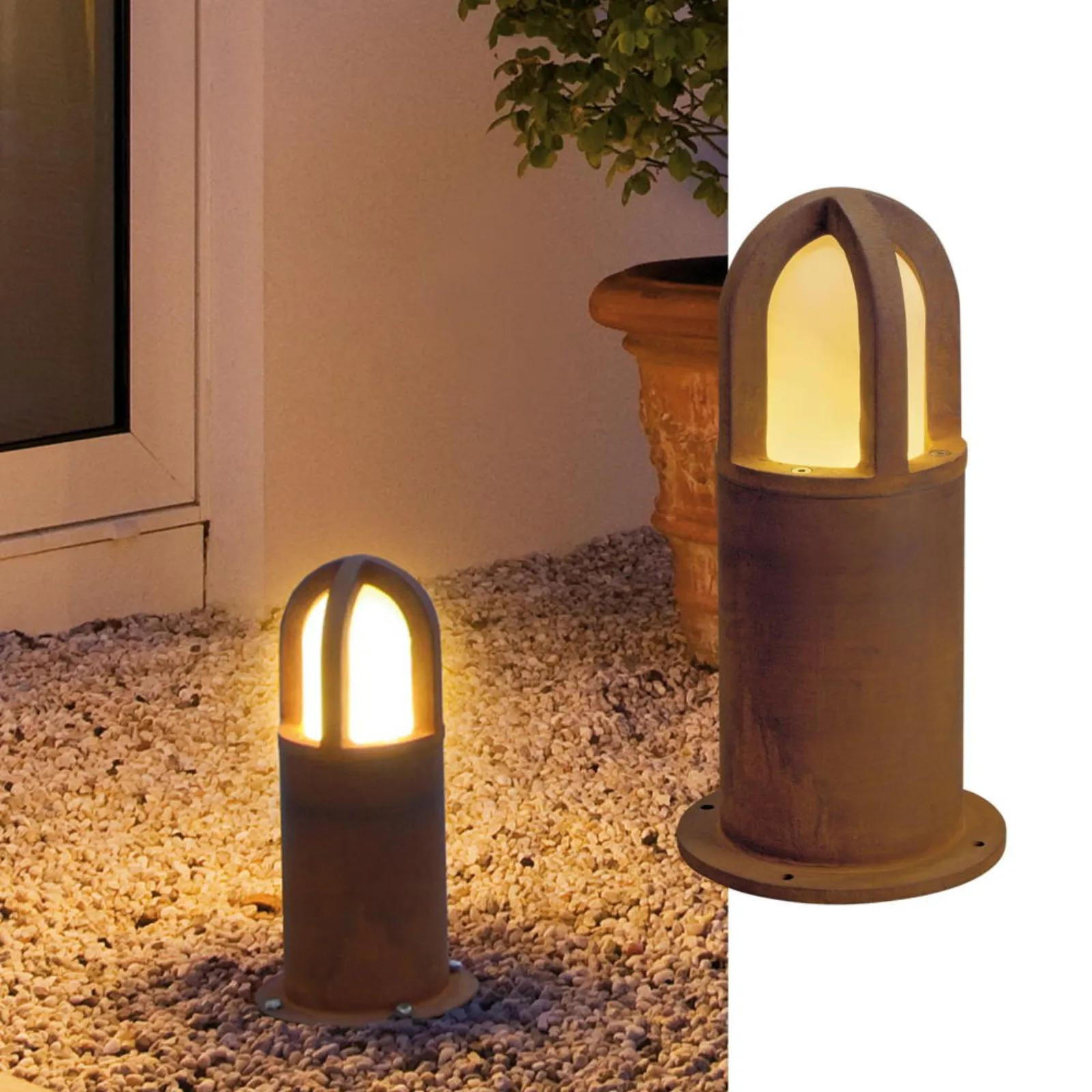 WEGELEUCHTE Rusty Rostfarbig - Rostfarben, Metall (7.5/7.5/40cm) - SLV