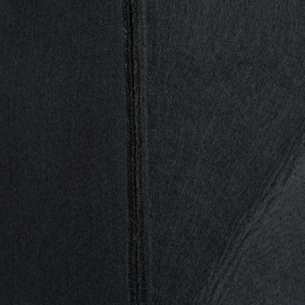 KAMINHOLZKORB - Schwarz, Textil (43/34.5/36.5cm) - Relaxdays