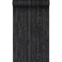 TAPETE Holz-optik 53 cm x 10.05 m - Schwarz, Papier (53/1000cm) - Origin Wallcoverings