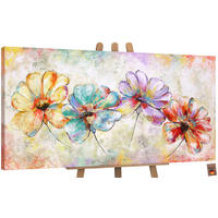 GEMÄLDE Sonnenaufgang auf Keilrahmen 120x60 cm - Multicolor, Holz (120/60cm) - YS-art gallery