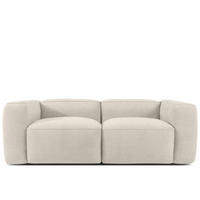 2-SITZER SOFA FUBBO, Ecru - Ecru, Holz/Holzwerkstoff (210/73/96cm) - KONSIMO®