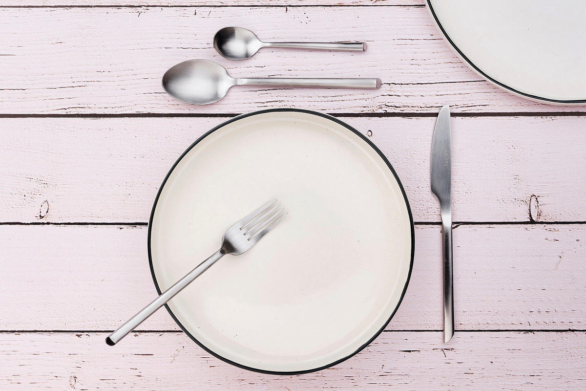 LÖFFEL 6er-Set Knut - Silber - Silberfarben, Metall - Björn