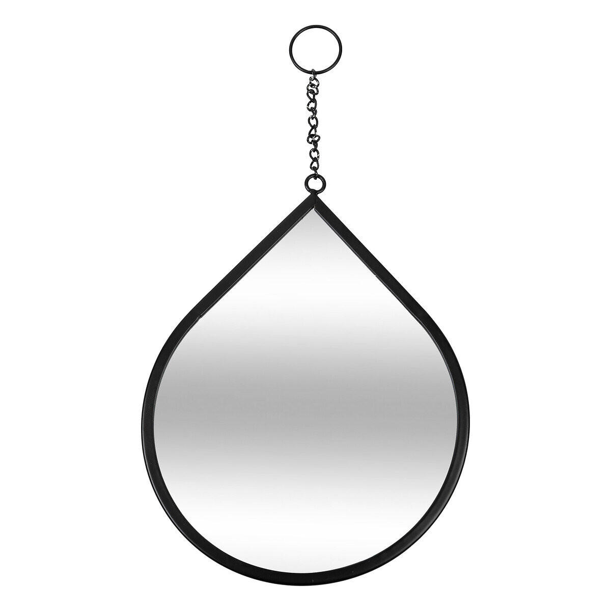 METALLSPIEGEL Leny tropfenförmig, 3er-Set - Schwarz, Metall (0.5/43/25cm) - Atmosphera Createur d´interieur
