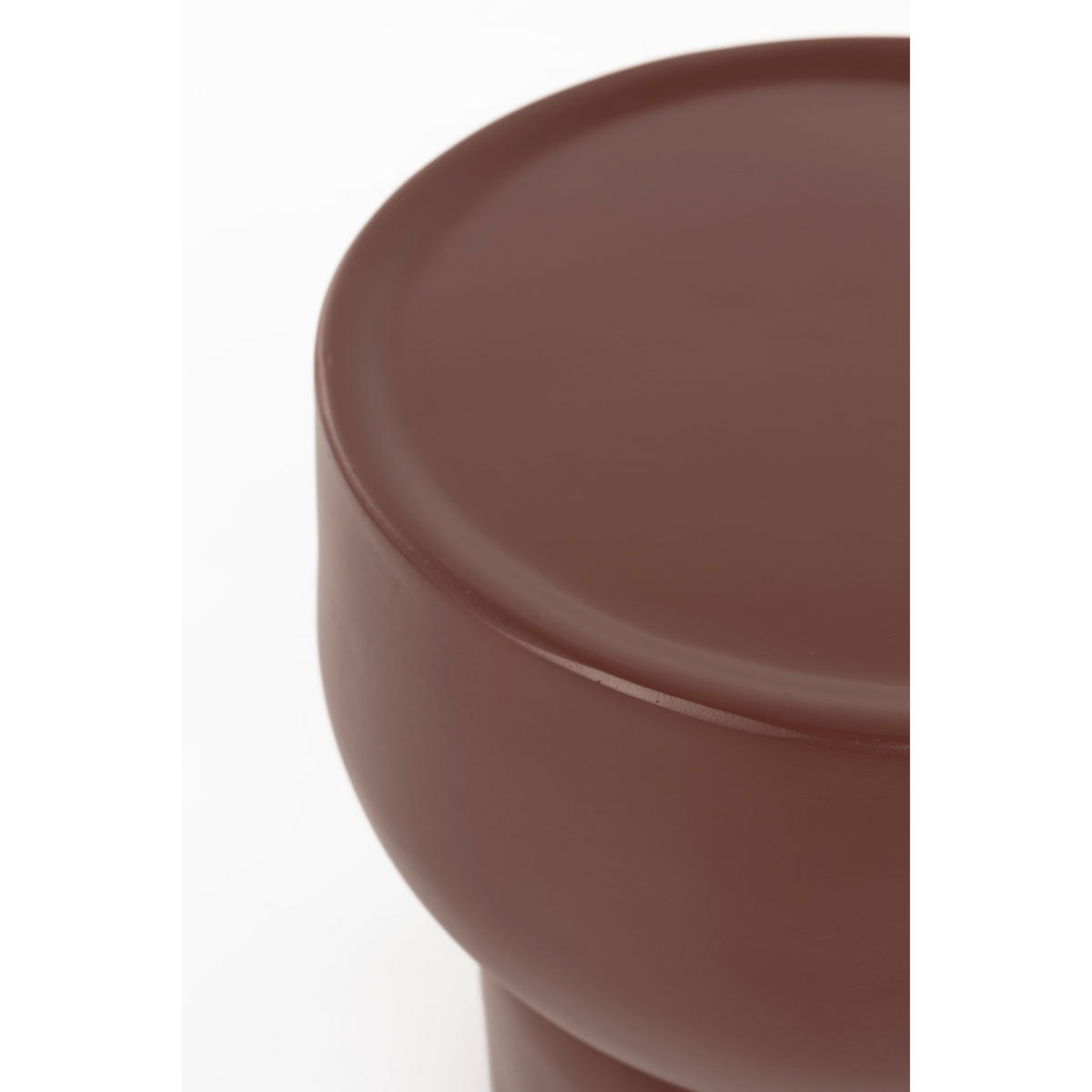 BEISTELLTISCH Eline Terrakotta - Terracotta, Stein (30/30/36cm) - Housecraft Living