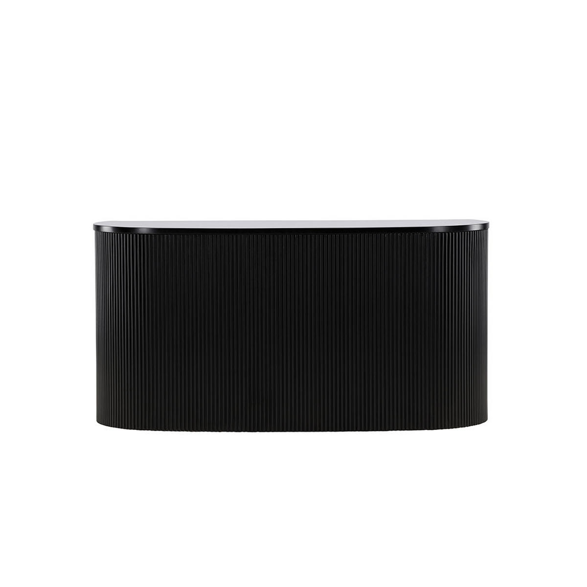 KONSOLENTISCH, Loca, Schwarz, MDF, 45 x 120 x 60 cm - Schwarz, Holzwerkstoff (120/45/60cm) - ebuy24