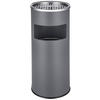 STANDASCHENBECHER ,25 x 61 cm,anthrazit - Anthrazit, Metall (25cm) - tectake
