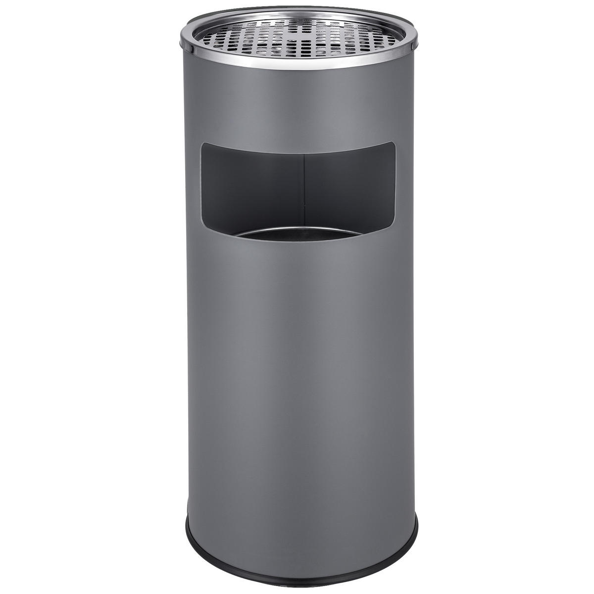STANDASCHENBECHER ,25 x 61 cm,anthrazit - Anthrazit, Metall (25cm) - tectake