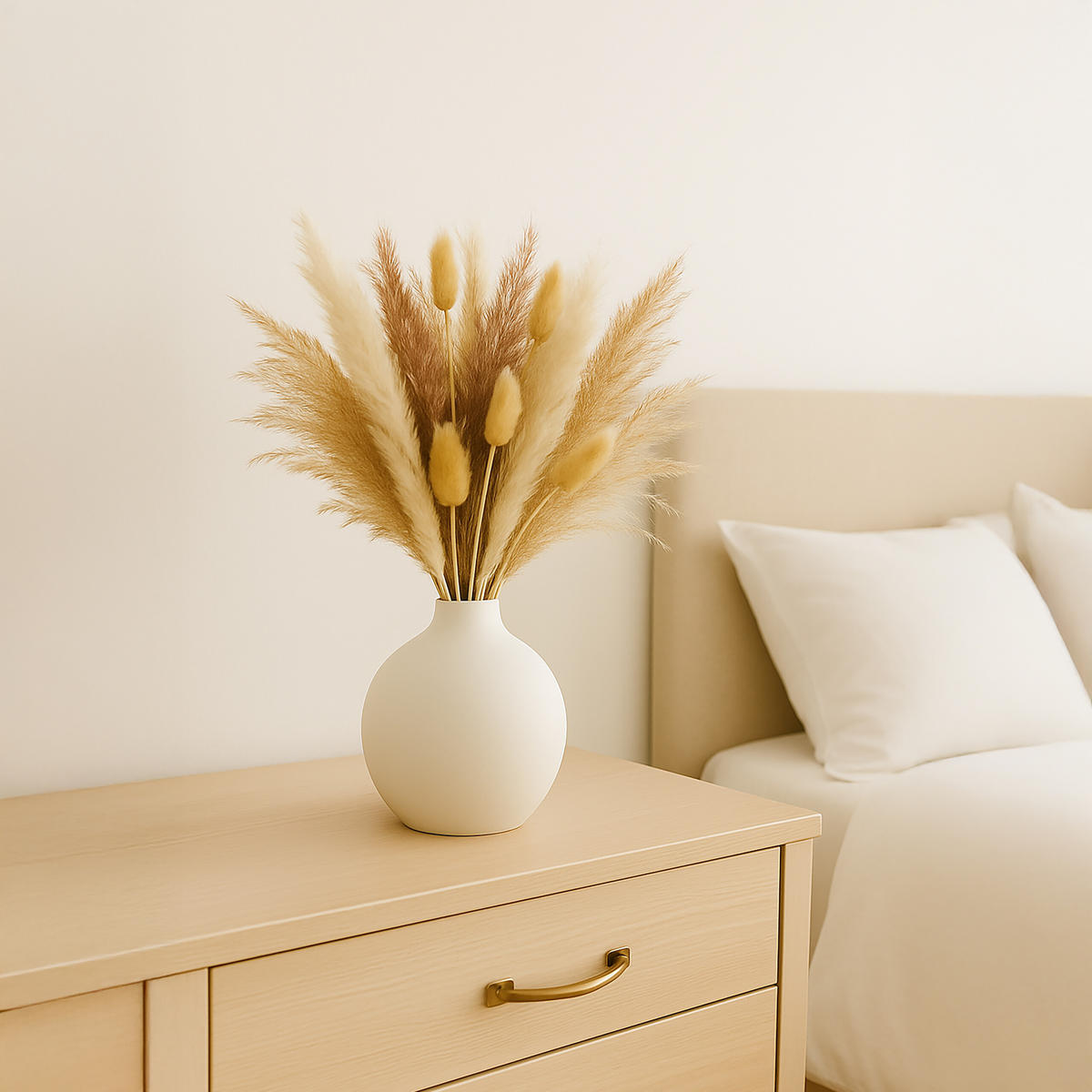 144XPAMPASGRAS - Multicolor, Textil (41cm) - Relaxdays