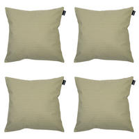 DEKORATIONSKISSEN Madison Home - Grün - 45/45/10 cm - 4er-Set - Pastellgrün, Textil (45/45cm) - Madison