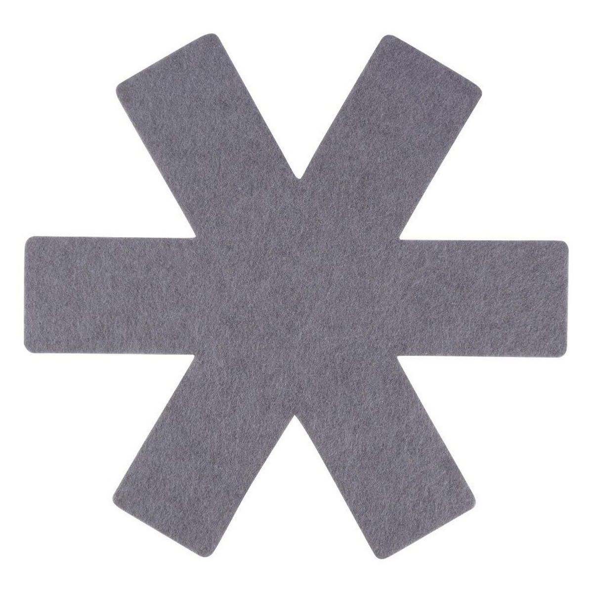 PFANNENTRENNER Filz-Einsatz 6-teilig Grau - Grau, Textil (38/0.5/38cm) - Excellent Houseware